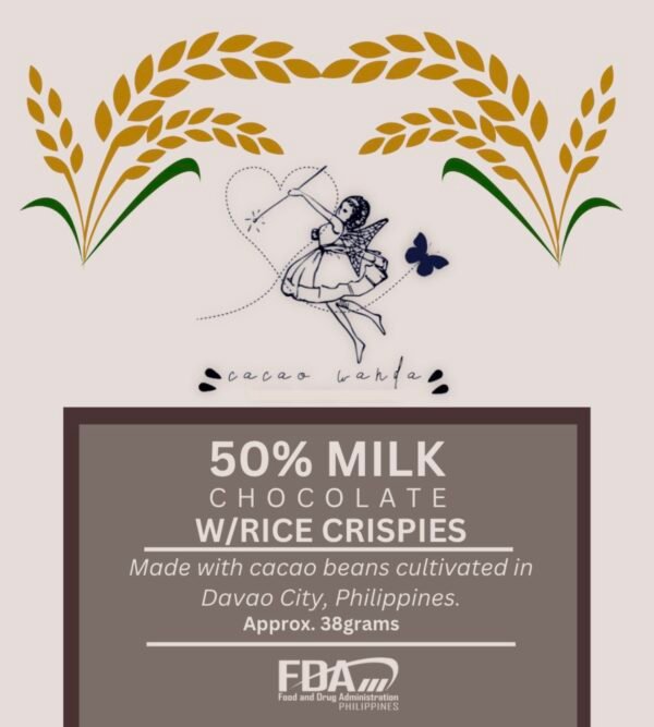 50% Milk Chocolate with Rice Crispies - Image 2